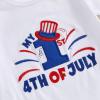 imageKuriozud My First 4th of July Outfit Baby Boy American Flag Onesie USA Bubble RomperShorts Set Fourth of July ClothesWhite Blue B