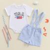 imageKuriozud My First 4th of July Outfit Baby Boy American Flag Onesie USA Bubble RomperShorts Set Fourth of July ClothesWhite Blue a