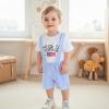 imageKuriozud My First 4th of July Outfit Baby Boy American Flag Onesie USA Bubble RomperShorts Set Fourth of July ClothesWhite Blue a