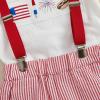 imageKuriozud My First 4th of July Outfit Baby Boy American Flag Onesie USA Bubble RomperShorts Set Fourth of July ClothesWhite Red B