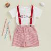 imageKuriozud My First 4th of July Outfit Baby Boy American Flag Onesie USA Bubble RomperShorts Set Fourth of July ClothesWhite Red B