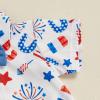imageKuriozud Toddler Baby Boy 4th JulyHalloweenChristmas Outfits Button Down Shirt Short Pants Set Festivel Clothes4th of July Bluea
