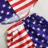 imageKuriozud Toddler Baby Boy 4th JulyHalloweenChristmas Outfits Button Down Shirt Short Pants Set Festivel Clothes4th of July Outfits Classics Usa Flag