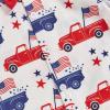 imageKuriozud Toddler Baby Boy 4th JulyHalloweenChristmas Outfits Button Down Shirt Short Pants Set Festivel Clothes4th of July Reda