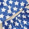 imageKuriozud Toddler Baby Girl Boy 4th of July Outfits Pajamas Set Fourth of july American Flag Button TopsShorts SleepwearStar Blue