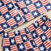 imageKuriozud Toddler Baby Girl Boy 4th of July Outfits Pajamas Set Fourth of july American Flag Button TopsShorts SleepwearStar Red