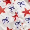 imageKuriozud Toddler Baby Girl Boy 4th of July Outfits Pajamas Set Fourth of july American Flag Button TopsShorts SleepwearStar Red a