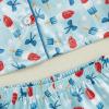 imageKuriozud Toddler Baby Girl Boy 4th of July Outfits Pajamas Set Fourth of july American Flag Button TopsShorts SleepwearUsa Flag Ice Cream Blue