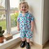imageKuriozud Toddler Baby Girl Boy 4th of July Outfits Pajamas Set Fourth of july American Flag Button TopsShorts SleepwearUsa Flag Ice Cream Blue