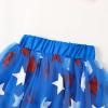 imageKuriozud 4th of July Baby Girl Dress Outfits USA Romper BodysuitTutu Skirt Set Newborn Girl First Fourth of July ClothesRed