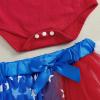 imageKuriozud 4th of July Baby Girl Dress Outfits USA Romper BodysuitTutu Skirt Set Newborn Girl First Fourth of July ClothesRed Usa 1