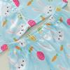 imageKuriozud 4th of July Baby Girl Pajamas Silk Stain Pjs Summer Shirt TopsShorts 2Piece Set Toddler Kids Little Girl SleepwearBlue Bunnyeggs