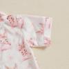 imageKuriozud 4th of July Baby Girl Pajamas Silk Stain Pjs Summer Shirt TopsShorts 2Piece Set Toddler Kids Little Girl SleepwearPink Smile Bunny