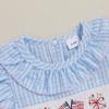 imageKuriozud Newborn Baby Girl 4th of July Outfit Cute Bow Bubble Romper Jumpsuit Infant Girl Fourth of July Summer ClothesAmerican Flag Fireworks Blue