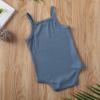 imageKuriozud Newborn Infant Baby Girl Cotton Bodysuit Sleeveless Tank Top Super Soft CamisoleBlue