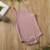 imageKuriozud Newborn Infant Baby Girl Cotton Bodysuit Sleeveless Tank Top Super Soft CamisolePink