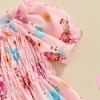 imageKuriozud Newborn Infant Baby Girl Off Shoulder Ruffle Romper Bodysuit One Piece Jumpsuit ClothesChicken Pink
