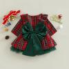 imageKuriozud Toddler Baby Girl Plaid Dress Cute Party Dress for ChristmasPlaid Tutu Dress Green
