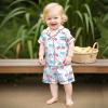 imageKuriozud Toddler Girl 4th of July Silk Satin Pajama Set Baby Fourth of July Pjs Girl Feather Trim Sleeve Nightgown PjsPatrioticwhite