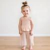imageKuriozud 4th of July Outfit Baby Girl Smocked Tank TopWide Leg Pants Set Kids Toddler Girl Fourth of July ClothesDaily Pink Solid