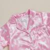imageKuriozud Baby Girl Pajamas Newborn Button Down Romper Jumpsuit Feather Trim Nightgown Infant Sleepwear OnePiece Summer PjsBow Pink
