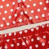 imageKuriozud Birthday Girl Pajamas Silk Stain Pjs Shirt TopsShorts 2Piece Set Birthday Toddler Kids Little Girl Nightgown GiftDot Red