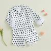 imageKuriozud Birthday Girl Pajamas Silk Stain Pjs Shirt TopsShorts 2Piece Set Birthday Toddler Kids Little Girl Nightgown GiftDot White
