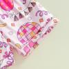 imageKuriozud Birthday Girl Pajamas Silk Stain Pjs Shirt TopsShorts 2Piece Set Birthday Toddler Kids Little Girl Nightgown GiftPink