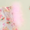 imageKuriozud Birthday Girl Pajamas Silk Stain Pjs Shirt TopsShorts 2Piece Set Birthday Toddler Kids Little Girl Nightgown GiftPink Easter Bunny