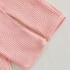 imageKuriozud Coming Home Outfit Girl Long Sleeve Im New Here Romper Ribbed Knit Onepiece Newborn Girl Preemie OutfitPink Daddys Little Princess