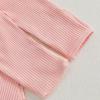 imageKuriozud Coming Home Outfit Girl Long Sleeve Im New Here Romper Ribbed Knit Onepiece Newborn Girl Preemie OutfitPink Hi Daddy I Cant Wait to Meet You