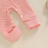 imageKuriozud Coming Home Outfit Girl Long Sleeve Im New Here Romper Ribbed Knit Onepiece Newborn Girl Preemie OutfitPink the Princess Has Arrived