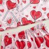 imageKuriozud Toddler Girl Easter Pajamas Baby Silk Satin Nightgown Little Kids Girls Pjs Button Down 2 Piece Pajamas SetValentines Love Candyred