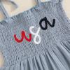 imageKuriozud 4th of July Toddler Girl Outfit Fourth of July USA Spaghetti Strap Dress Kids Little Girl Independence Day ClothesBlue Usa