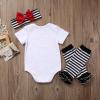 imageKuriozud Baby Girl ESPN and Chill with My Daddy Bodysuit and Socks Outfit with Headband Newborn Infant 3Pcs SetWhite