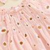 imageKuriozud Baby Girl Halloween OutfitsLinen Pumpkin Onesie Long Sleeve Ruffle Romper Bow Headband Newborn Infant Fall ClothesPink