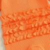 imageKuriozud 4th of July Outfits Baby Girl Footie Onesie Romper Newborn Preemie Girl Ruffle Pajamas Pjs Infant Girl Fall ClothesHalloween Orange