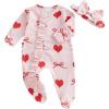 A Bow Heart-red