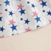 image4th of July Toddler Little Girl Outfit Smocked Dress Fourth of July Vintage Dress for Kids Cute Patriotic ClothesAmerican Flag White