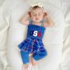 imageKuriozud 4th of July Outfit Baby Girl Smocked Tank TopWide Leg Pants Set Kids Toddler Girl Fourth of July Clothes4th July Usa Tutu Blue