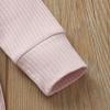 imageKuriozud Newborn Infant Unisex Baby Boy Girl Clothes Button Romper Jumpsuit Basic One Piece OutfitsLong Sleeve One Piece Pink