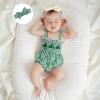 imageKuriozud 4th of July Outfits Baby Girl USA Romper Fourth of July Onesie Independence Day Bodysuit Memorial Day ClothesGreen Golf