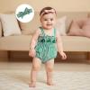 imageKuriozud 4th of July Outfits Baby Girl USA Romper Fourth of July Onesie Independence Day Bodysuit Memorial Day ClothesGreen Golf