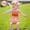 imageKuriozud 4th of July Outfits Baby Girl USA Romper Fourth of July Onesie Independence Day Bodysuit Memorial Day ClothesHalloween Orange Pumpkin