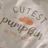 imageKuriozud Newborn Baby Boy Girl Bubble Romper Funny Letter Long Sleeve Oversized Sweater Tops Fall Winter ClothesCutest Pumpkin in the Patch Khaki