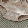 imageKuriozud Newborn Baby Boy Girl Bubble Romper Funny Letter Long Sleeve Oversized Sweater Tops Fall Winter ClothesCutest Pumpkin in the Patch Khaki