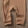 imageKuriozud Unisex Baby Boy Girl Zipper Romper Jumpsuit One Piece OutfitsA Brown