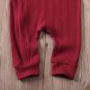 imageKuriozud Unisex Baby Boy Girl Zipper Romper Jumpsuit One Piece OutfitsA Wine Red