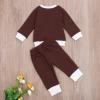 imageKuriozud Unisex Baby Boy Girl Zipper Romper Jumpsuit One Piece OutfitsCoffee