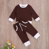 imageKuriozud Unisex Baby Boy Girl Zipper Romper Jumpsuit One Piece OutfitsCoffee
